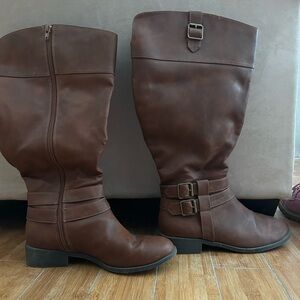 American Eagle by Payless Brown Over the Knee Boots